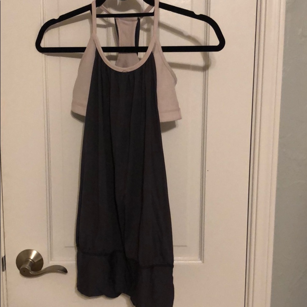 Lululemon tank with built-in bra